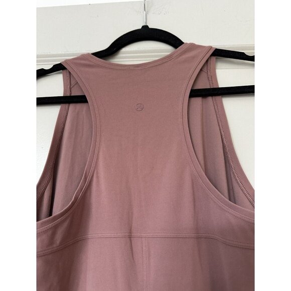 Lululemon NWOT Get Going Midi Dress Red Dust Sz 8 Buttery Soft Nulu Align Casual - Picture 8 of 10